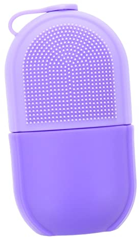 Beauty Face Ice Tray Silicone Ice Roller for Face Massage Facial Skin Care Tool Ice Face Roller Mold Soothing Ice Holder for Face Silicone Face