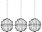 HANABASS 3 Stück Feeder Ball Metall Hay Ball, Nager Futterball Kugel, Meerschweinchen Zubehoer, Kaninchen Zubehör, Heuraufe Meerschweinchen, Rostfreier Stahl Futterball, Für Hamster, Kaninchen