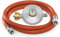 SIAL Pressure reducing Gasregler 700 mbar Deutschland, Gasschlauch 1,50 m, Geeignet für Propan-/Butanflaschen nach Deutschland Standards(Q10B/Q15B/Q15/Q15E)