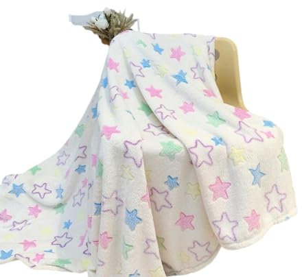 Herbst Und Winter Decken, Flanell Cartoon Kinder Decken-Hellgelber Planet-140 bis 160CM