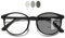 VEVESMUNDO Selbsttönende Gleitsicht Lesebrillen Blaulichtfilter Damen Herren Kunststoff Gleitsichtbrille Multifokale Progressive Runde Brillen (Schwarz, 1.0)