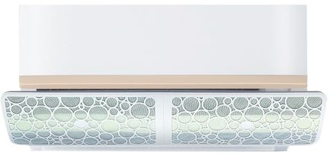 YZWZZXC Deflector de Aire Acondicionado Ajustable, Deflector de Ventilación de Aire Acondicionado Anti-Soplo Directo Montado en la Pared