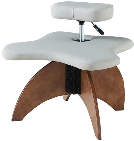 YYUINU Meditationsstühle, ADHS-Stühle, Bürostühle Mit Gekreuzten Beinen, Multifunktionale Kniestühle, Automatisches Heben, Um Eine Vielzahl Von Freien Körperhaltungen Zu Erfüllen,Grey