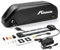 Adaluolo 52V Ebike Akku 20AH Langstrecken-E-Bike-Batterie Elektrofahrrad Lithium-Ionen Fahrrad Batterien mit Ladegerät, 5-Pin Grundplatte für 750W 1000W 1200W Motor