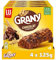 LU GRANY - 4 Boîtes de 6 Barres Chocolat - 5 Céréales et Chocolat - Lot Barres en Sachets Individuels - Format de Poche Pratique - Fabriqué en France - Lot de 4x125g