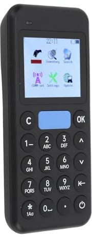 Tragbarer Inventarscanner, 1D- und 2D-Barcodescanner mit 2,4-Zoll-LCD-Bildschirm, Tragbarer Datensammler-Codescanner, der Bis zu 50.000 Barcodes für die Lagerbibliothek überträgt
