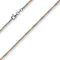 1,8mm Kugel-Armband Armkette 585 Gold Weißgold Rotgold bicolor Armschmuck, 18cm