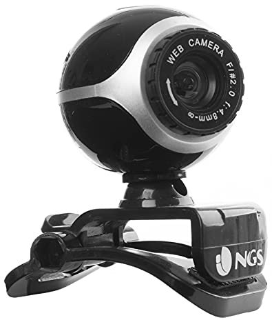 VoltShine Webcam CMOS 300 Kpx USB 2.0 pour Les appels vidéo, la Diffusion en Direct et Les conférences en Ligne.