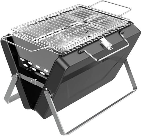 PNAJFUEL Gasgrill Holzkohlegrill Tragbarer Bbq-Koffer Bbq-Herd Klappbare Barbecue-Grills