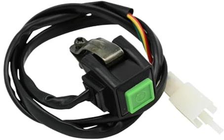 Lenker-Steuerschalter Motorrad-Lenkerschalter EIN/AUS-Starter-Flammendurchschlagknopf Für Ya&ma&ha Für CR CRF EXC XCF XCW SXF(2)