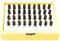 Rolson Ensemble de poinçons lettres et chiffres (36 pièces) - Durcis et trempés - Noir