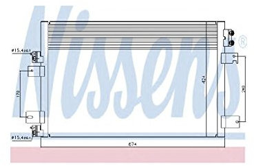 Nissens North America,Inc Condenser - 940151