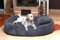 tierlando Hundebett Philip Hundesofa - Soft Cord Velours - XL XXL XXXL - 110cm bis 170cm - Dogge, Ridgebacks (Grau)