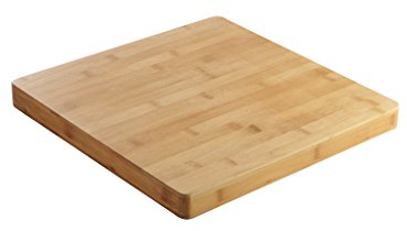 Typhoon Essentials 37 cm Square Butchers Block, Wood, Multicolour