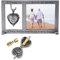 Abbey & CA Gift Bilderrahmen mit Phiole für Asche oder als Andenken, Beerdigung oder Beileidsgeschenk für den Verlust eines geliebten Menschen, für 6,3 x 5,7 cm große Fotos