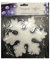 2 PZ FIOCCO DI NEVE CM 30 IN POLISTIROLO BIANCO NATALE DECORAZIONI NATALIZIE