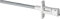 Abus RS87_W_C_N - Par de cerrojos de presión para persianas blanco blister