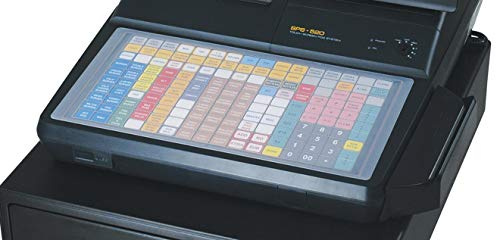 SAM4S ER-5200M, SPS-520FT, SPS-530FT, SER-7000 / Flat Keyboard Cover Silicone Skin Cash Register Protective WetCover Overlay
