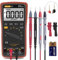 Digital Multimeter,Thsinde Auto-Ranging Digital Multimeter with Alligator Clips, AC Voltage Tester,Voltage Alert, Amp/Ohm/Volt Multi Tester/Diode and Continuity Test HZ with Backlight LCD Display