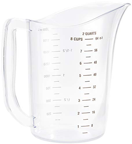 García de Pou 199.22 Jarra con Mediciones 2 L, 15 x 21.5 Cm, Transparente