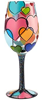 Lolita Love Is All Around Us Wine Glass