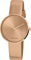 JACQUES LEMANS Damenuhr Design Collection Lederband massiv Edelstahl ip-rosé 1-2056I