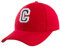 Baseballkappe 3D-Stickerei Lässige Baumwolle Alphabet A-Z Red Caps Schwarz Brief Snap Back Hut Hüte Unisex Jungen Mädchen Cap Baseball ROT Hut Kinder - C
