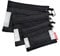 HAUTMEC 3 Pieces Small Tool Pouch, Multi Function Zippered Tool Poly Bag with Mesh Window, Heavy-Duty Clip Organizer HT0126-TB