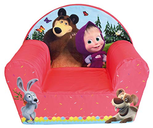 Fun House Bambino 713340 Masha ET MICHKA - Poltrona Club Origine Francia, L.52 x P.33 x H.42 cm