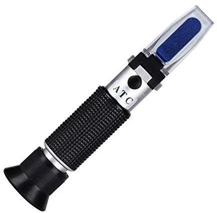 AIHG Refraktometer, tragbar, 0 ~ 32 % Brix Meter, Refraktometer für Lebensmittel, Obst, Getränke, Bier, Wein, Zucker, Gehaltstest
