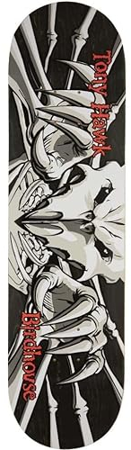 Birdhouse Pro Hawk Falcon III Skateboard-Brett / Deck, 20,6 cm, Schwarz