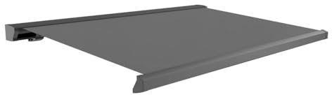 Primaster Kassetten-Markise elektrisch anthrazit 400 cm x 350 cm Markise