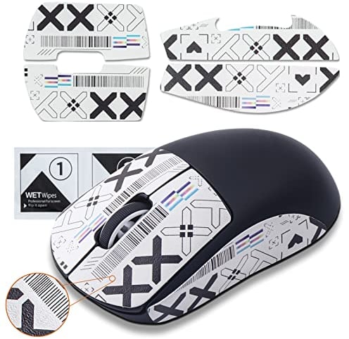 JakeTsai Mouse Anti-Slip Stickers fit for Logitech G Pro X Superlight, Self-Adhesive,Pre-Cut, Sweat-Resistant,Professional Mice Upgrade Kit,for the Most Demanding Gamers