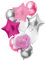 Folat 66970 Luftballons-Set It's a Girl! Rosa