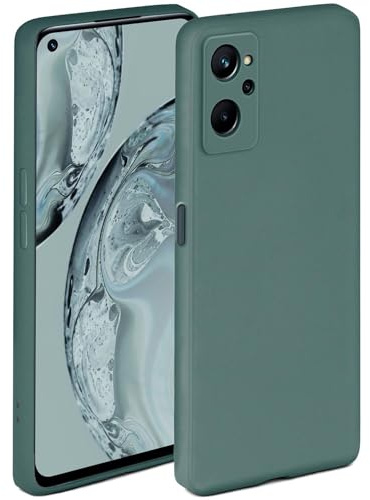 ONEFLOW Soft Case für Realme 9i Hülle aus Silikon mit Kameraschutz, Silikonhülle mit erhöhtem Schutz fürs Display, Backcover Schutzhülle, weiche Handyhülle, Petrol