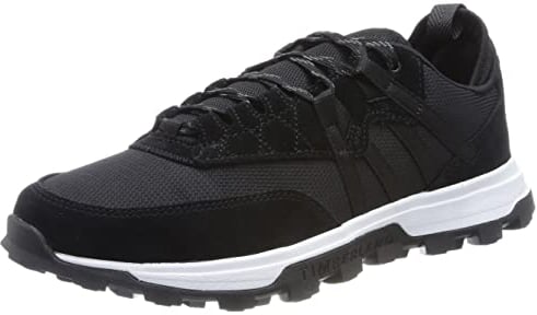 Timberland Herren Treeline Mountain Runner Oxford, Black Suede, 45.5 EU