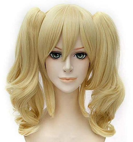 Kynkycos Cosplay Kostüm Perücken synthetische haarhitzebeständige Rollenspiele Perücke für Halloween Weihnachtskarnevalparty Frauen