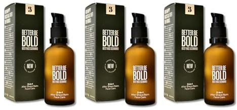 BETTER BE BOLD 2-in-1 After Shave Balm & Gesichtscreme | 3x 50ml Vorteilspack