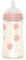 Suavinex, Babyflasche 270 ml mit physiologischem Sauger SX Pro aus Silikon, mit Anti-Colic-Ventil, mittlerer Nahrungsfluss (M), für Babys +3 Monate, Bonhomia, Rosa