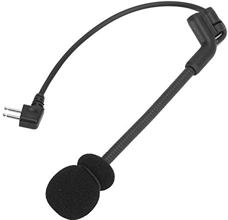 Comtac Mic Comtac Iii Abs Schwarz Schwarz Z Taktik Mikrofon Mic 2 Pin Für H50 Unterdrückung Headset Klarer Klang
