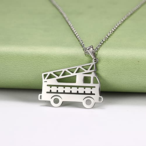 Halskette Anhänger Feuerwehrmann Feuerwehr Auto Hydrant Auto Halskette Männer Halskette Punk Schmuck Feuerwehrmann Geschenk Geburtstagsgeschenke