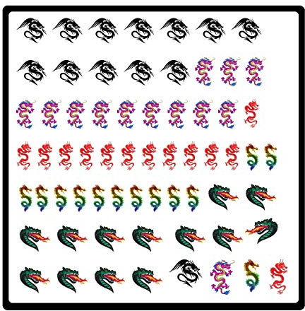 Dragon Collection (Dragon Nail Art Decals)