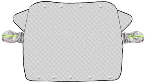YITONGFU Cubierta de Nieve magnético para Parabrisas,Cubierta del Parabrisas del Coche,Protector de Viento magnético,Antigranizo,antiheladas, Antipolvo,Funda para Coche SUV Funda universal160x120cm