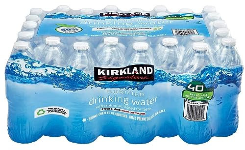 Kirkland Signature Purified Water (16.9 fl oz Bottle, 40 Count)