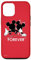 iPhone 12/12 Pro Disney Mickey and Minnie Mouse Silhouettes Forever Red Case