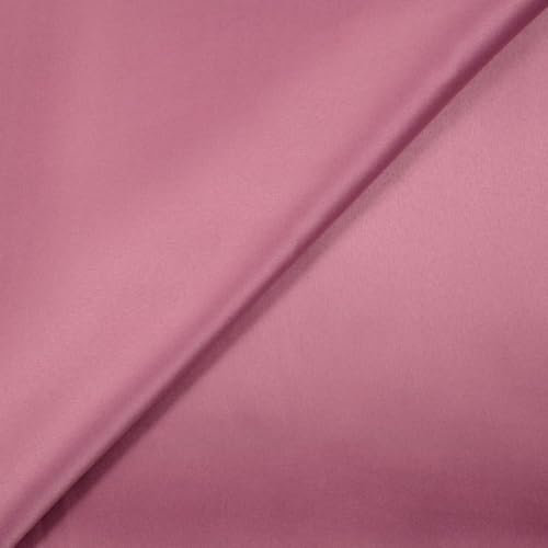 Coupons de 3 mètres Crêpe satin lourd vieux rose - Tissu couture - Tissu Rose - Polyester Coupon de 3mètres sur 140cm de largeur - Les Coupons de Saint Pierre