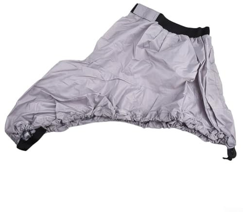11 * 11 * 1.5inch Waterproof Kayak Canoe Boat Spraydeck Spray Deck Nylon Skirt Cockpit Cover, For Kayak(M Gray)