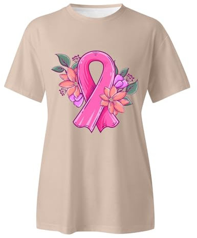 Allbestop T-Shirt Femme Rose Pale,Tee Shirt Homme Short T-Shirtfemme Ete Haut Court Femme Crop Top Blanc Haut Femme Ete Morgan Teeshirts Femme Manche Courte Rose T Shirt Col V(Kaki,XL)