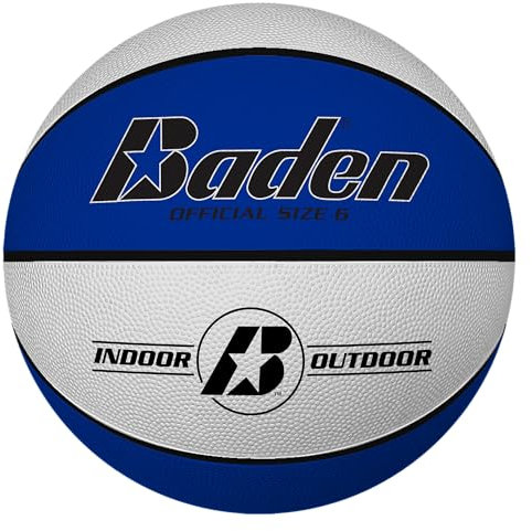 Baden Basic Basketball - klassischer Gummibasketball für Training, Schule und Freizeit - langlebiger Basketball für Kinder und Erwachsene - für Starter und Fortgeschrittene, 6