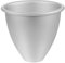 sourcing map 4 Inch Round Aluminum Doll Cake Pan, Metal Princess Doll Cake Baking Non Stick for Home Kitchen Dessert DIY Silver
